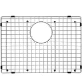 Serene Valley sink grid front view, durable stainless steel for long-lasting performance.