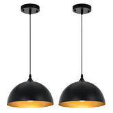 Sesiment farmhouse pendant light for kitchen island, black and gold, ideal warm task lighting