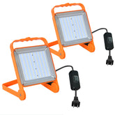 SETEN 2-pack LED work light front view with bright coverage.