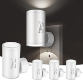 SETEN 4-pack LED night lights with outlet plug for hallway safety and ease of navigation.