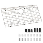 SettleDown sink grid bottom surface protects base from scratches