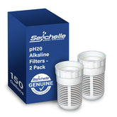 Seychelle pH2O replacement packs for alkaline filtration ensure easy replacement