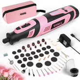 SHALL 8V cordless rotary tool pink bag enables portable projects.