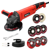 SHALL angle grinder with 4-1/2 inch disc for fast metal cutting and grinding