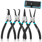 SHALL straight internal snap ring pliers for precise ring removal in tight spaces.