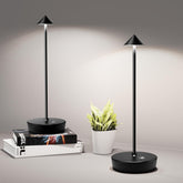 SHANGCAI cordless table lamp set of 2 glows softly for cozy indoor ambiance.