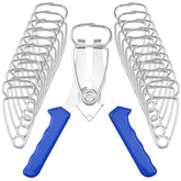 SHCJINGK spring-loaded pliers with ergonomic grips for easy, stable clamping.