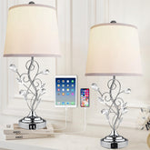 Sheetea leaf-crystal lamp design adds organic elegance to your living room