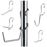 Shelf Pole Hooks Think Outside the Pole 2-inch all-purpose hook for quick tool hanging and organization.