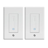 Shelly Plus Wall Dimmer with a tactile touch slider for precise lighting control