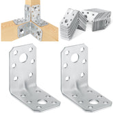 Shimeyao L-bracket 50-pack right-angle brackets reinforce shelves discreetly