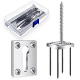 Shimeyao steel slider enables hidden, stable post mounting.