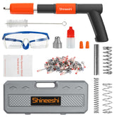 Shineeshi manual mini steel nail gun kit overview for DIY projects