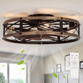SHLUCE 22-inch farmhouse fan with remote for easy control and comfort