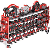 Shomextol 49.8-inch wall mount front view showing mega-capacity storage for bulky tools.