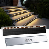 SHONELIGHTING Solar Step Light package ready for outdoor stair lighting and discreet placement.
