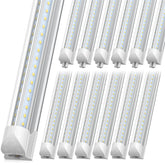 ShopLED 8ft LED shop light assembly demonstrates easy installation.