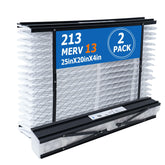 ShueBee 213 replacement filter front view improves indoor air quality.