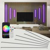 SHUNLEE RGB recessed lighting for 2x40 acoustic panel delivers even, built-in illumination.