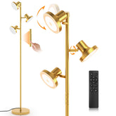 SIBRILLE three-light tree floor lamp with rotatable heads for versatile lighting.