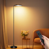 SIBRILLE 36W LED floor lamp with rotating head for versatile lighting