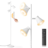 SIBRILLE 36W LED tree floor lamp front view for versatile living room lighting
