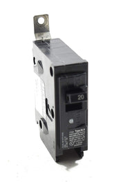 Siemens B120H front view shows compact 20-amp protection.