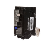 Siemens QA120AFC front view shows compact single-pole design for 120V circuits.