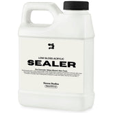 Sienna Studios acrylic sealer bottle pour demonstrates easy, protective application for porous surfaces