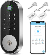 Sifely fingerprint smart deadbolt front view for keyless entry