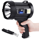 Sigoobal Rechargeable Spotlight front beam delivers bright visibility for night tasks.