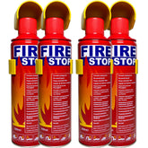 SIHEPETSHOPS 4-pack fire extinguisher mounted in the kitchen for quick access
