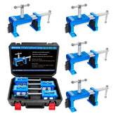 SIIIXS four-pack cabinet clamps securing panels during installation.