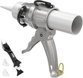 SILIGUN Pro compact caulk gun shown for precise, clean application.