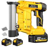 SILVEL 21V cordless nailer front view showing portability for on-the-go projects