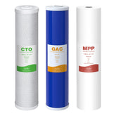 SimPure whole-house 5-micron sediment filter in 20-inch housing for clearer water.