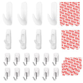 Sinfuo 20-hooks variety pack shown for versatile home organization