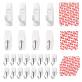 Sinfuo 24-hooks variety-pack with all sizes for home organization