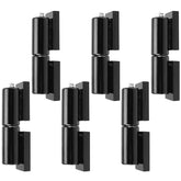 SINJEUN barrel gate hinge assembly close-up for durable weld-on installation.