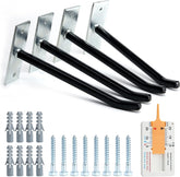Sinoer tire wall hook kit installed for organized garage storage