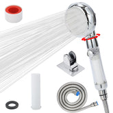 Sisiten RV shower head with filter package shows compact filtration for cleaner campsite water