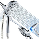 SISIZH magnetic handheld shower head in chrome with secure docking and easy operation.