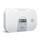 Siterlink carbon monoxide detector with LCD display shows real-time CO levels for quick awareness