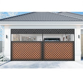 Sjuznng garage insulation kit front view reduces drafts for two-car garages