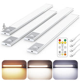 Skairipa 12in ultra-thin under-cabinet light in front view for discreet kitchen illumination.