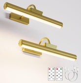Skairipa picture light 13in gold glow brightening wall art