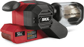 SKIL 7510 belt sander front view showing compact body and balanced grip