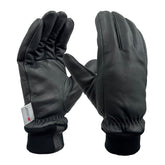 SKYDEER premium full-deerskin gloves closeup showing supple leather and flexible movement