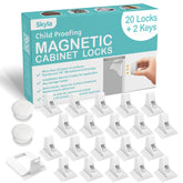 Skyla Homes magnetic cabinet locks pack overview for safer home organization