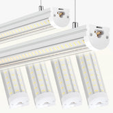 Skymoatled T12 LED shop light bright panel illuminates workspaces with daylight clarity for precise tasks.